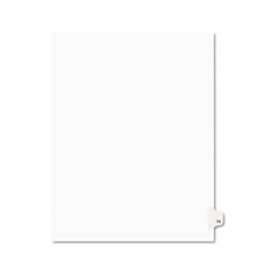 Avery Preprinted Legal Exhibit Side Tab Index Dividers, Avery Style, 10-Tab, 74, 11 x 8.5, White, 25/Pack