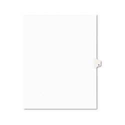 Avery Preprinted Legal Exhibit Side Tab Index Dividers, Avery Style, 26-Tab, N, 11 x 8.5, White, 25/Pack