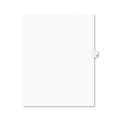 Avery Preprinted Legal Exhibit Side Tab Index Dividers, Avery Style, 10-Tab, 11, 11 x 8.5, White, 25/Pack