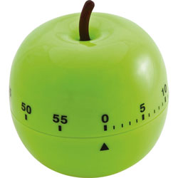 Baumgarten's Shaped Timer, 4 1/2 in dia., Green Apple