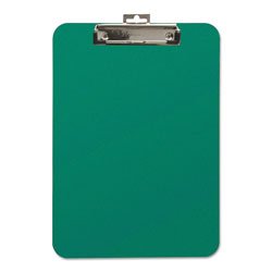 Baumgarten's Unbreakable Recycled Clipboard, 1/4 in Capacity, 9 x 12 1/2, Green