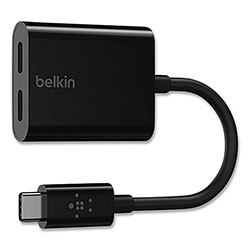 Belkin USB-C Audio+Charge Adapter, Black