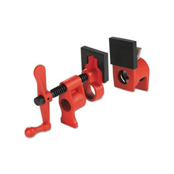 Bessey Pipe Clamps, Lever Handle, 1-3/4 in Throat Depth, 3/4 in Opening, 2 in Jaw Width