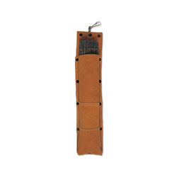 Best Welds Rod Bags, For 14 in Electrode, Leather, Brown