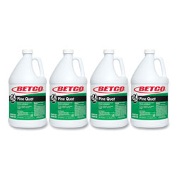 Betco Pine Quat Disinfectant, Pine Scent, 128 oz Bottle, 4/Carton