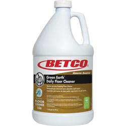 Betco Daily Floor Cleaner, Concentrate Liquid, 128 fl oz (4 quart), 4/Carton, Yellow