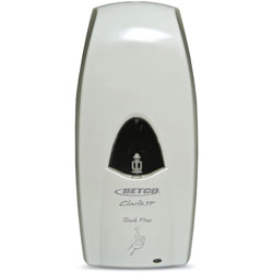 Betco Clario Touch Free White Dispenser - Automatic - White - 1Each