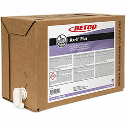 Betco Ax-It Plus No-Rinse Stripper, Liquid, 640 fl oz (20 quart), Clear, Amber