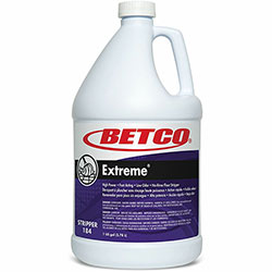 Betco Extreme Floor Stripper, Lemon Scent; 1 gal Bottle, 4/Carton