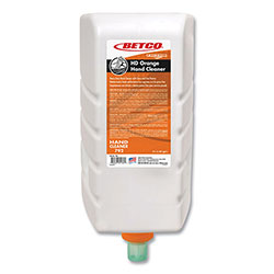 Betco HD Orange Hand Cleaner Refill, Citrus Zest, 4 L Refill Bottle for Triton Dispensers, 4/Carton