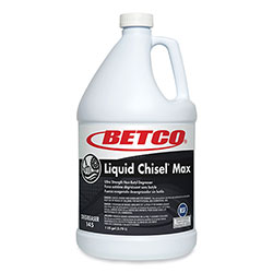 Betco Liquid Chisel Max Non-Butyl Degreaser, Characteristic Scent, 1 gal Bottle, 4/Carton