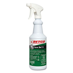 Betco Sure Bet II Foaming Disinfectant, Citrus Floral Scent, 32 oz Bottle, 12/Carton