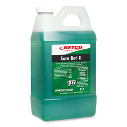 Betco Sure Bet II Foaming Disinfectant, Citrus Scent, 67.6 oz Bottle, 4/Carton