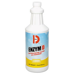Big D Enzym D Digester Liquid Deodorant, Lemon, 32oz, 12/Carton