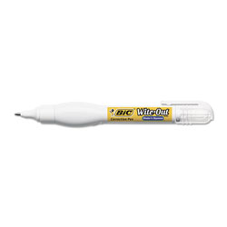 Bic Wite-Out Shake 'n Squeeze Correction Pen, 8 mL, White (BICWOSQP11)