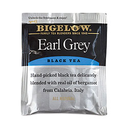 Bigelow Tea Company Earl Grey Black Tea Bags, 5.94 oz Box, 100 Bags/Box