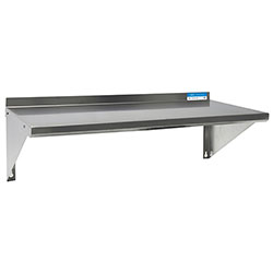 BK Resources Stainless Steel Economy Overshelf, 24w x 16d x 11.5h, Stainless Steel, Silver, 2/Pallet