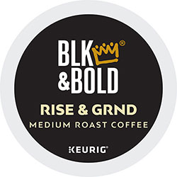 BLK & Bold® Rise and GRND K-Cups, 0.41 oz K-Cup, 20/Box