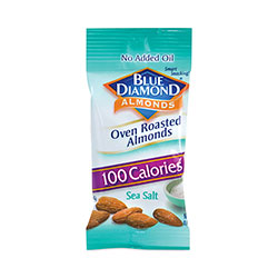 Blue Diamond® Oven Roasted Sea Salt Almonds, 0.6 oz Bag, 7 Bags/Box, 6 Box Count