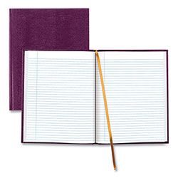 Blueline Executive Notebook with Ribbon Bookmark,1 Subject, Medium/College Rule, Grape Cover, (75) 10.75 x 8.5 Sheets