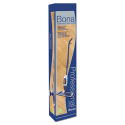 Bona® Hardwood Floor Mop, 15 in Microfiber Head, 52 in Handle, Blue