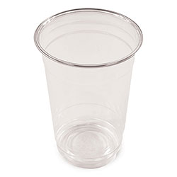 Boardwalk Clear Plastic PETE Cups, 10 oz, 50/Pack