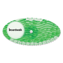 Boardwalk Curve Air Freshener, Cucumber Melon, Green, 10/Box, 6 Boxes/Carton