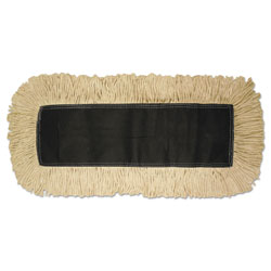 Boardwalk Disposable Dust Mop Head, Cotton, 18w x 5d