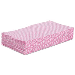 Boardwalk Foodservice Wipers, Pink/White, 12 x 21, 200/Carton