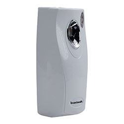 Boardwalk Metered Air Freshener Dispenser, 9.5 in x 3.5 in x 3.75 in, White, 12/Carton