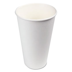 Boardwalk Paper Hot Cups, 20 oz, White, 50 Cups/Sleeve, 12 Sleeves/Carton