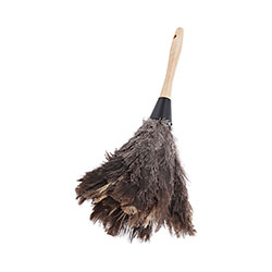 Boardwalk Professional Ostrich Feather Duster, Gray, 14 in Length, 6 in Handle