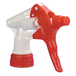 Boardwalk Trigger Sprayer 250 for 16-24 oz Bottles, Red/White, 8"Tube, 24/Carton (BWK09227)