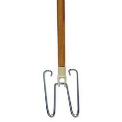 Boardwalk Wedge Dust Mop Head Frame/Lacquered Wood Handle, 0.94 in dia x 48 in Length, Natural