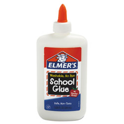Elmer's Washable School Glue, 7.63 oz, Dries Clear