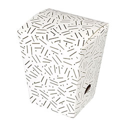 BOXit 3x2-5/8x5 White Handi-snack Box