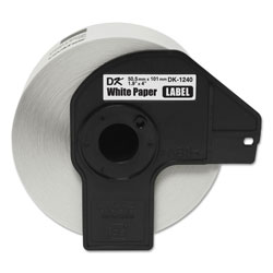 Brother Die-Cut Shipping Labels, 1.9 in x 4 in, White, 600/Roll