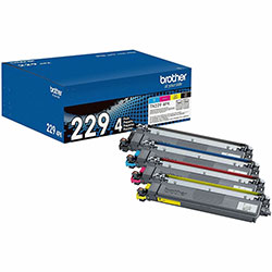 Brother Genuine TN2294PK Standard Yield Toner Cartridge Multipack, 4 Pack, 1,500 Pages Black, 1,200 Pages Cyan, Magenta, Yellow