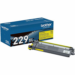 Brother Genuine TN229XLY High-yield Yellow Toner Cartridge, Laser, Yellow, High Yield, 2,300 Pages