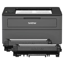 Brother HLL2370DWXL XL Extended Print Monochrome Compact Laser Printer with Up to 2-Years of Toner In-Box