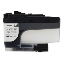 Brother LC3037BK INKvestment Super High-Yield Ink, 3000 Page-Yield, Black