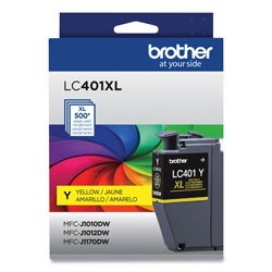 Brother LC401XLYS High-Yield Ink, 500 Page-Yield, Yellow