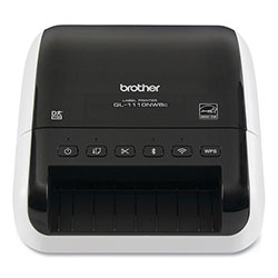 Brother QL-1110NWBC Wide Format Professional Label Printer, 69 Labels/min Print Speed, 5.9 x 6.7 x 8.7