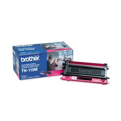 Brother TN110M Toner, 1500 Page-Yield, Magenta