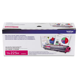 Brother TN225M High-Yield Toner, 2200 Page-Yield, Magenta