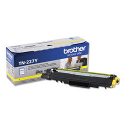 Brother TN227Y High-Yield Toner, 2300 Page-Yield, Yellow (BRTTN227Y)