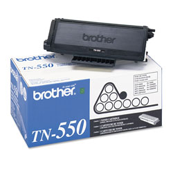 Brother TN550 Toner, 3500 Page-Yield, Black