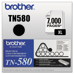Brother TN580 Toner Cartridge - 1 x Black - 7000 Pages