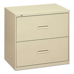 Basyx by Hon 400 Series Two-Drawer Lateral File, 30w x 18d x 28h, Putty