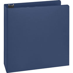 Business Source 35% Recycled D-Ring Binder, 2 in Capacity, Blue